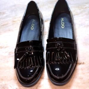 Aldo Classic Patent Leather Loafers